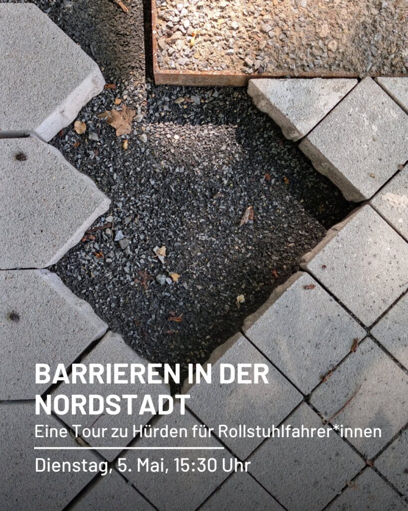 Loch im Straßenpflaster